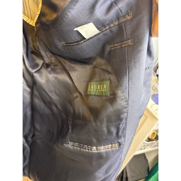 Lauren Ralph Lauren100% Wool Blazer Suit Coat Jacket Men's Size L READ - Picture 7 of 12